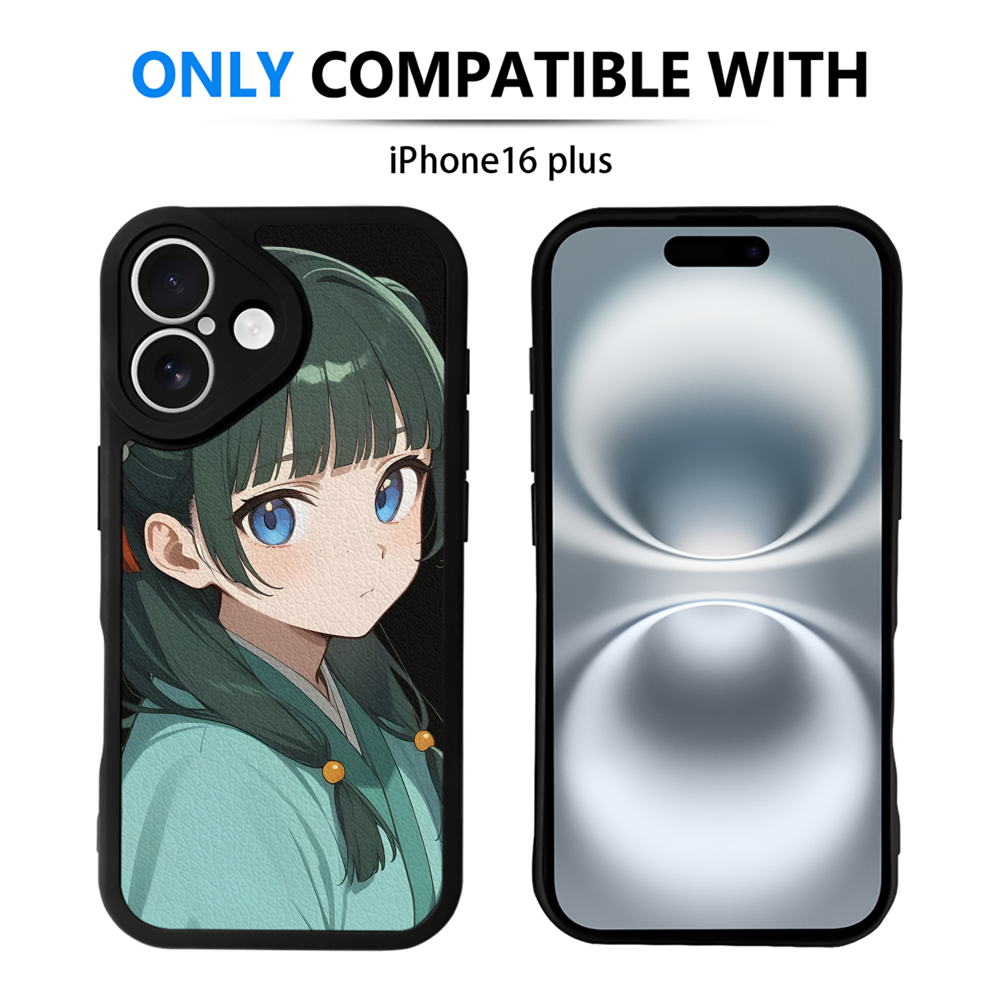 （画像用） 薬屋のひとりごと The Apothecary Diaries 【iPhone 16シリーズ対応】シリコンスマホケース（レザー調） 材質：シリコン